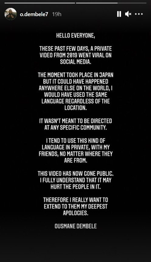 Instagram Усмана Дембеле. Фото Instagram Instagram Усмана Дембеле. Фото Instagram