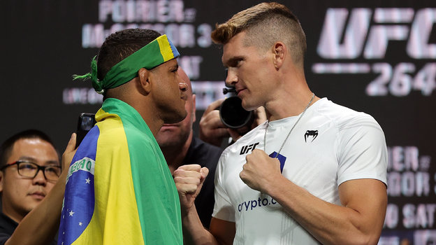 Гилберт Бернс и Стивен Томпсон. Фото Getty Images Гилберт Бернс и Стивен Томпсон. Фото Getty Images