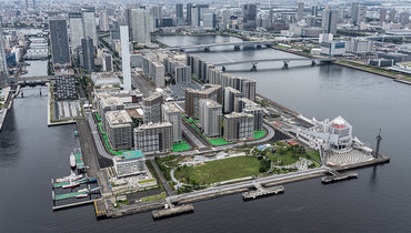 Олимпийская деревня в Токио.