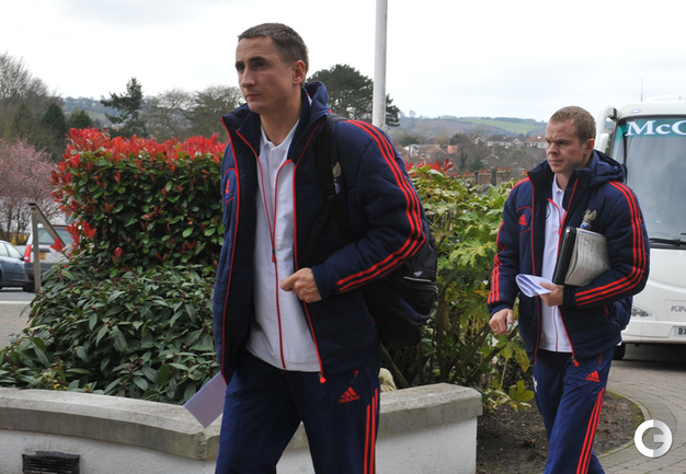 Сборная России прибыла в Белфаст