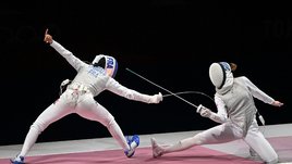 Травмированная рапиристка принесла России золото. Драматичный финал, где наша спортсменка не могла встать на ноги