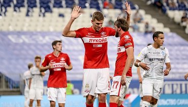 30 июля. Самара. «Крылья Советов» — «Спартак» — 0:1. 68-я минута. Александр Соболев не стал праздновать гол бывшей команде.