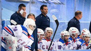 Хоккеисты СКА на предсезонном турнире в Сочи.