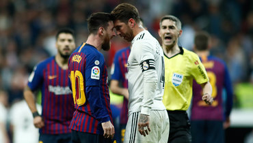 Лионель Месси и Серхио Рамос.