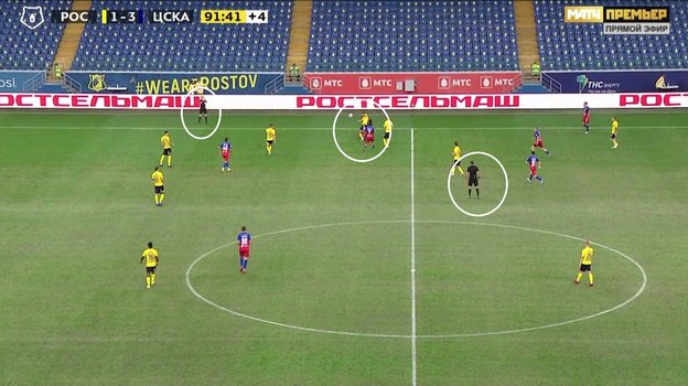 «Ростов» — ЦСКА: арбитр и ВАР разошлись во мнении. «Ростов» — ЦСКА: арбитр и ВАР разошлись во мнении.