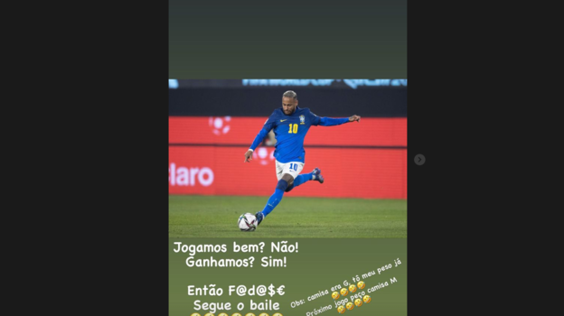 История Неймара в Instagram. Фото Instagram История Неймара в Instagram. Фото Instagram