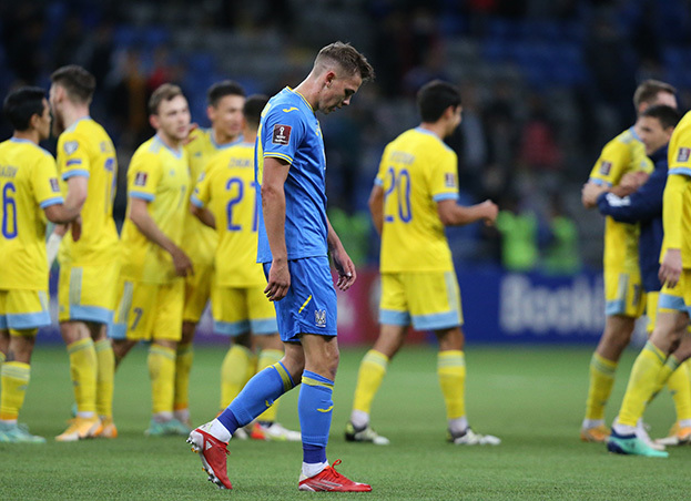 Матч Казахстан - Украина. Фото Getty Images Матч Казахстан - Украина. Фото Getty Images