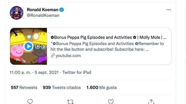 Скриншот ошибочного твита Кумана. Фото Twitter Скриншот ошибочного твита Кумана. Фото Twitter