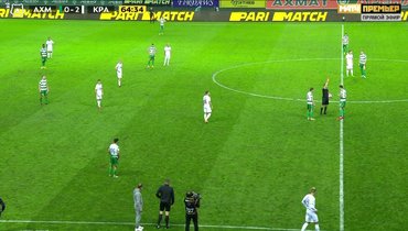 Иван Сиденков ошибочно не показал вторую желтую карточку Зорану Нижичу.