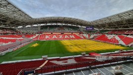 Что со стадионом, где Россия сыграет со Словакией? Газон похвалил Сычев, но жестко критиковал Слуцкий