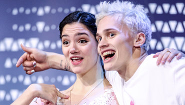 Даня Милохин и Евгения Медведева.