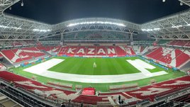 Похоже, в Казани есть проблемы с полем, где сыграет сборная России. После тренировок к газону есть вопросы