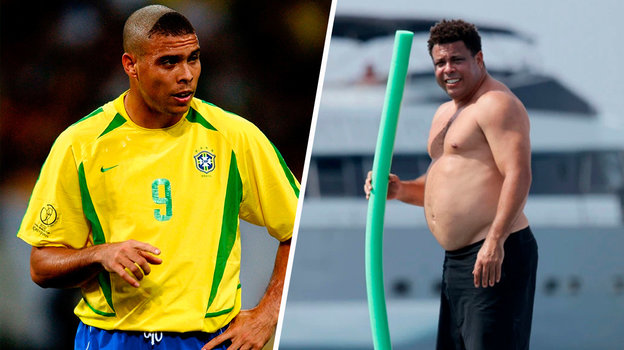 До и после: Роналдо. До и после: Роналдо.