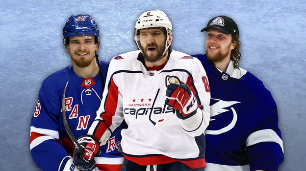 Павел Бучневич, Александр Овечкин, Андрей Василевский.