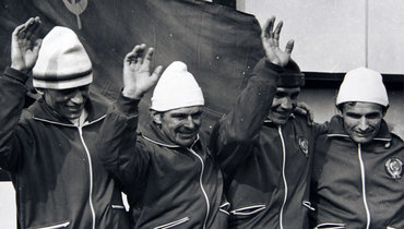 Юрий Скобов, Вячеслав Веденин, Владимир Воронков, Федор Симашев (слева направо).