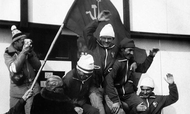 Победа советских лыжников в эстафете в Саппоро-72. Фото - Победа советских лыжников в эстафете в Саппоро-72. Фото -