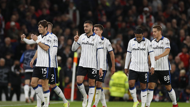 Футболисты «Аталанты». Фото Reuters Футболисты «Аталанты». Фото Reuters