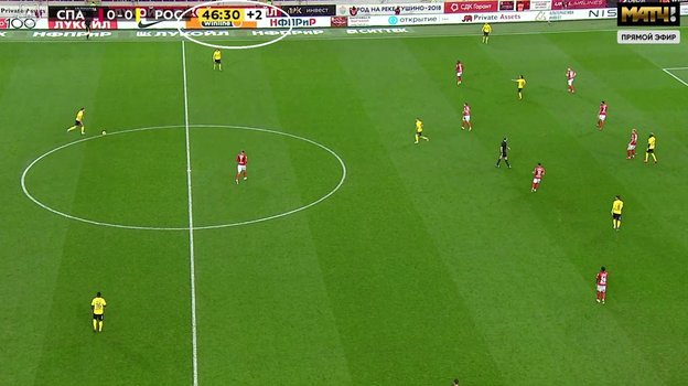 Скриншот эфира «Матч ТВ». Скриншот эфира «Матч ТВ».