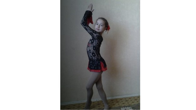 Алина Загитова в детстве.