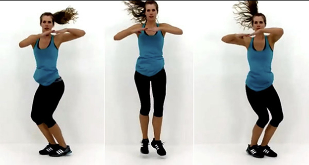 Прыжки с поворотами корпуса. Прыжки с поворотами корпуса.