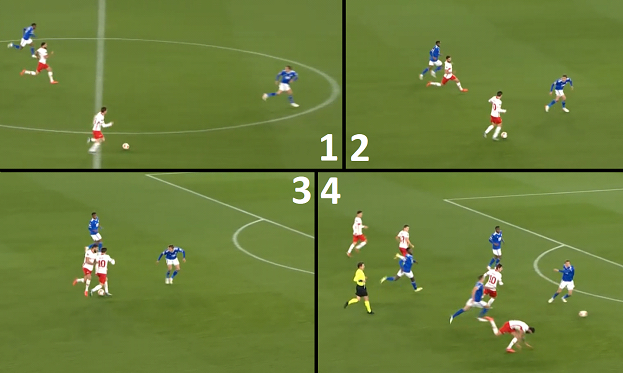 Жиго не хватает сил на контратаку. Жиго не хватает сил на контратаку.