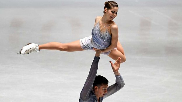 Анастасия Мишина и Александр Галлямов. Фото AFP Анастасия Мишина и Александр Галлямов. Фото AFP