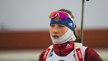 Светлана Миронова (Россия) на первом этапе Кубка мира.