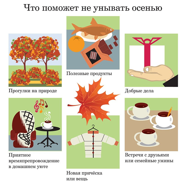 Что поможет не унывать осенью. Что поможет не унывать осенью.