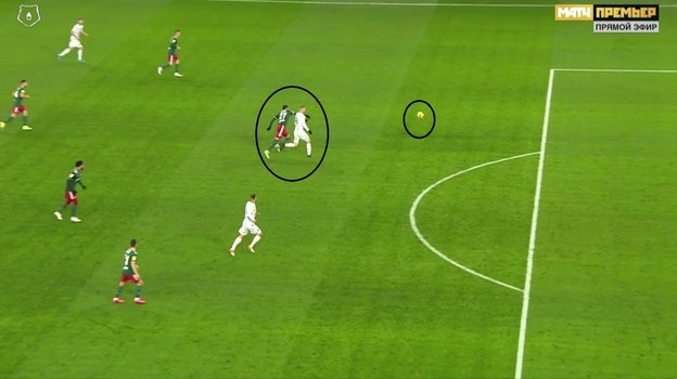 Скриншот эфира «Матч Премьер». Скриншот эфира «Матч Премьер».