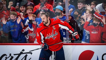 3 декабря. «Вашингтон» — «Чикаго» — 3:4 Б. Александр Овечкин перед игрой.