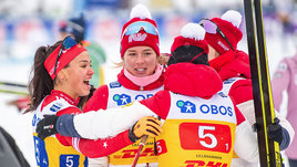 Шок-победа россиянок в эстафете над Норвегией и Швецией. Такого не было 17 лет!