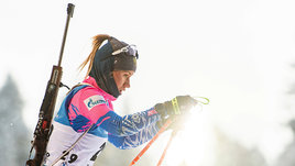 Спринт на этапе Кубка мира в Хохфильцене: Сола из Белоруссии — первая, россиянки — вне топ-15. Онлайн