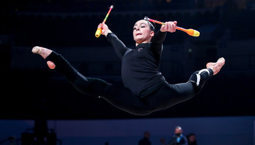 Прыжок Лалы Крамаренко.