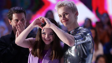 Евгения Медведева и Даня Милохин.