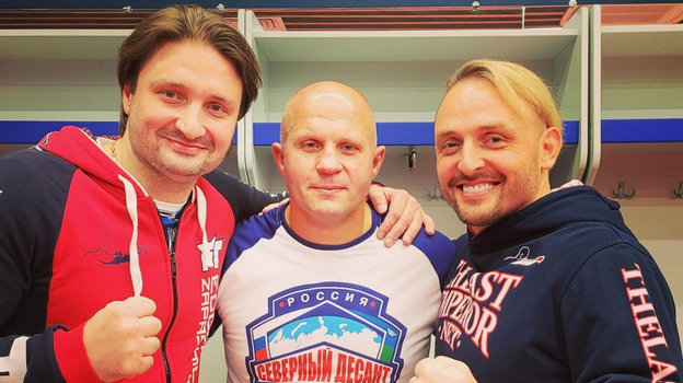 Эдгард и Аскольд Запашные с Федором Емельяненко. Фото Instagram Эдгард и Аскольд Запашные с Федором Емельяненко. Фото Instagram