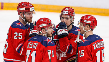 Хоккеисты ЦСКА.