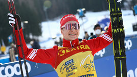 Королева горы. Непряева — первая россиянка, победившая на «Тур де Ски»!