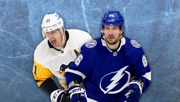 Евгений Малкин и Никита Кучеров.