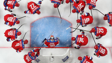 Хоккеисты сборной России.