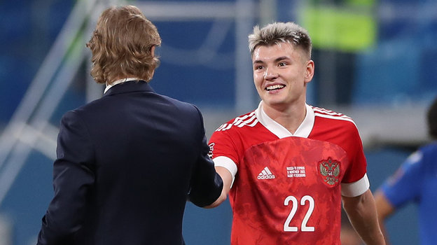 Валерий Карпин и Андрей Мостовой. Фото Александр Федоров, «СЭ» / Canon EOS-1D X Mark II Валерий Карпин и Андрей Мостовой. Фото Александр Федоров, «СЭ» / Canon EOS-1D X Mark II