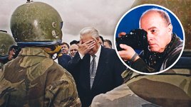 «Это было в чеченской деревне. Я забрался на танк и вижу — у Ельцина комар на лице...»