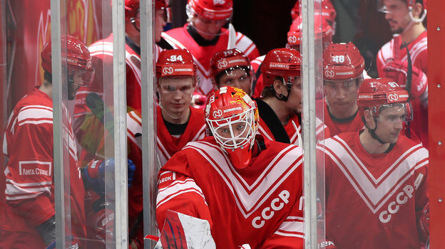 Хоккеисты сборной России. Фото Александр Федоров, «СЭ» / Canon EOS-1D X Mark II Хоккеисты сборной России. Фото Александр Федоров, «СЭ» / Canon EOS-1D X Mark II