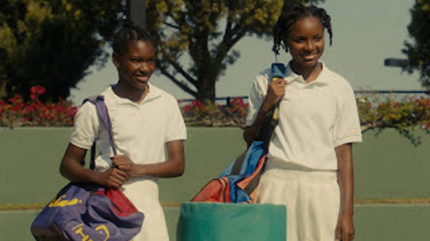 Деми Синглтон и Санийя Сидни в роли Серены и Винус Уильямс. Фото Кадр из фильма «Король Ричард» Деми Синглтон и Санийя Сидни в роли Серены и Винус Уильямс. Фото Кадр из фильма «Король Ричард»