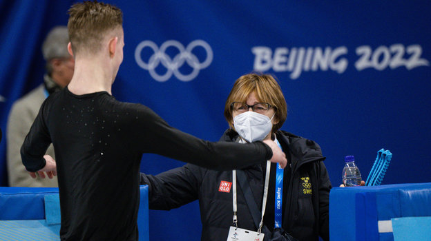 Николай Майоров и его тренер Ирина Майорова. Фото Global Look Press Николай Майоров и его тренер Ирина Майорова. Фото Global Look Press