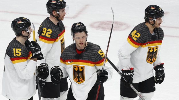 Хоккеисты сборной Германии. Фото Reuters Хоккеисты сборной Германии. Фото Reuters