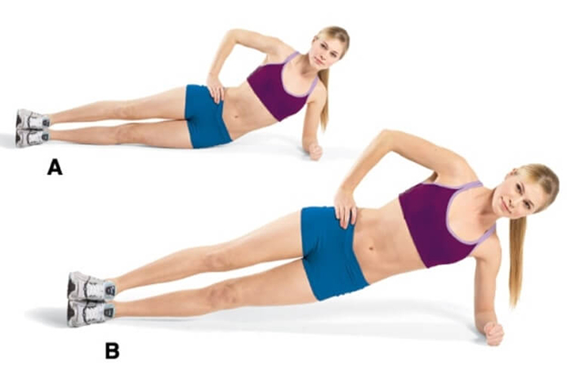 Динамическая боковая планка. Динамическая боковая планка.