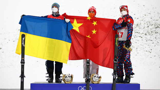 Призеры Александр Абраменко, Ци Гуанпу и Илья Буров. Фото Reuters Призеры Александр Абраменко, Ци Гуанпу и Илья Буров. Фото Reuters