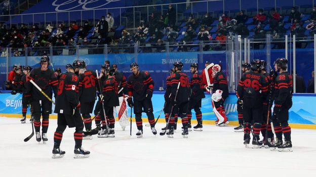 Хоккеисты сборной Канады. Фото Getty Images Хоккеисты сборной Канады. Фото Getty Images