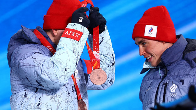 Александр Большунов и Александр Терентьев. Фото Reuters Александр Большунов и Александр Терентьев. Фото Reuters