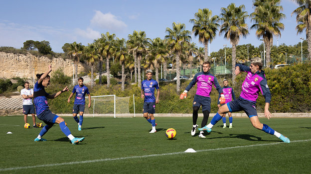 Тренировка ЦСКА на сборах. Фото ПФК ЦСКА Тренировка ЦСКА на сборах. Фото ПФК ЦСКА